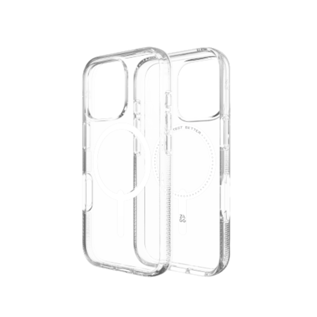 ZAGG Crystal Palace Snap Case with MagSafe for iPhone 16 Pro - Clear 2
