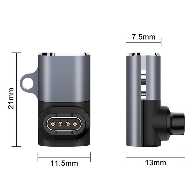 Wozinsky WAYGS1 USB-C Adapter for Garmin Smartwatch - Gray 2