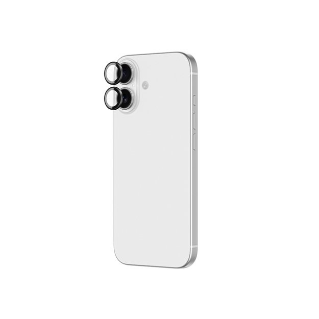 AmazingThing Lens Glass for iPhone 17 with Black Aluminum Frame 2