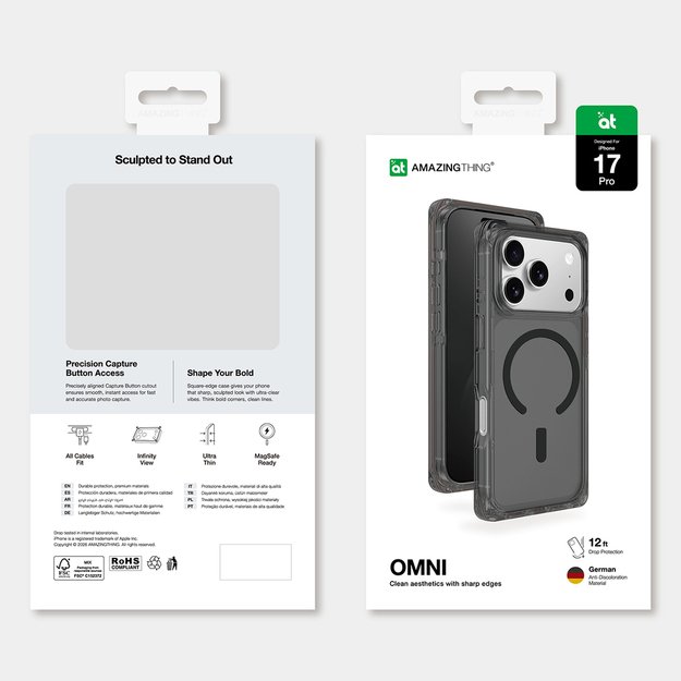 AmazingThing Omni Case for iPhone 17 Pro MagSafe Compatible - Black 4