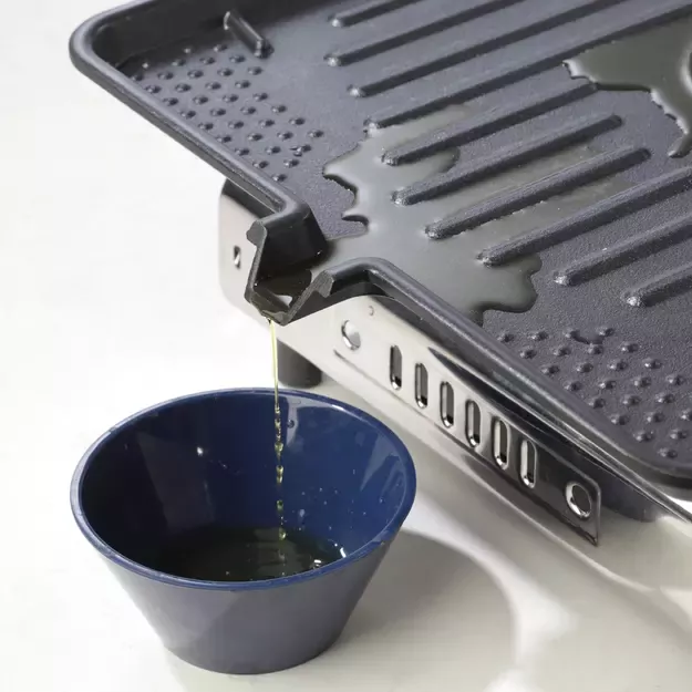 Grill grate for a gas camping stove with a CAST IRON burner function 3