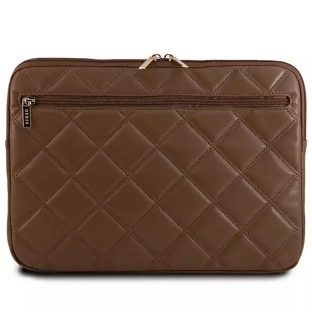 Guess Quilted 4G cover for a 14  laptop - brown 2