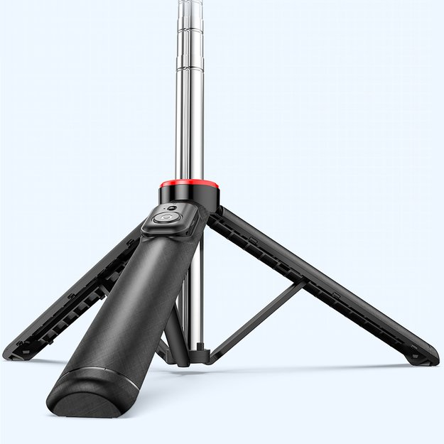 Selfie stick WC1Y3S telescopic tripod 1.3m with phone holder - black 18