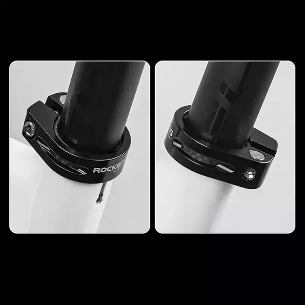 Rockbros 41210091001 bicycle seat clamp - black 4