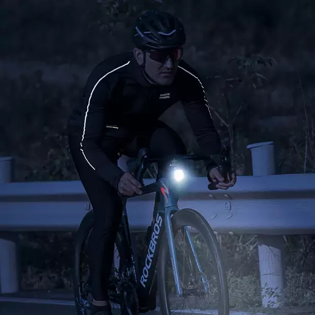 Rockbros cycling jersey 15400002003 long sleeve fall/winter L - black 14