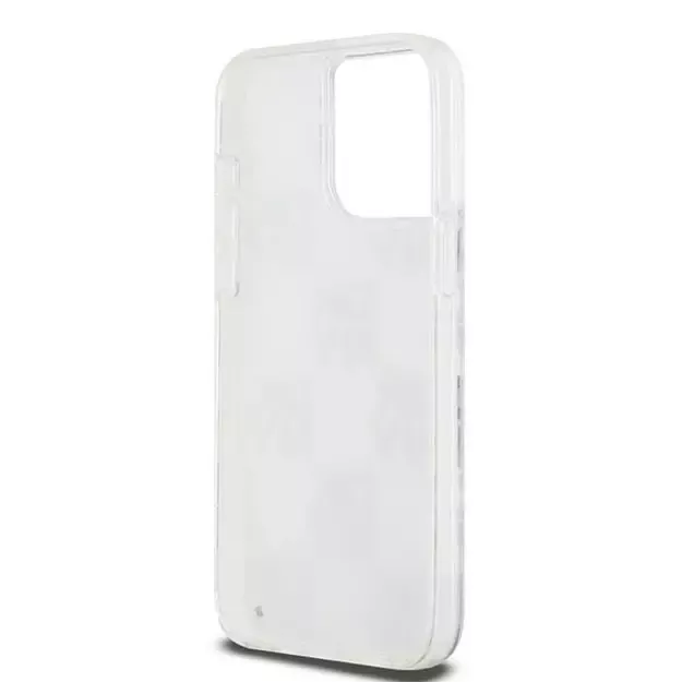 DKNY Liquid Glitter Multilogo case for iPhone 15 Pro Max - white 6