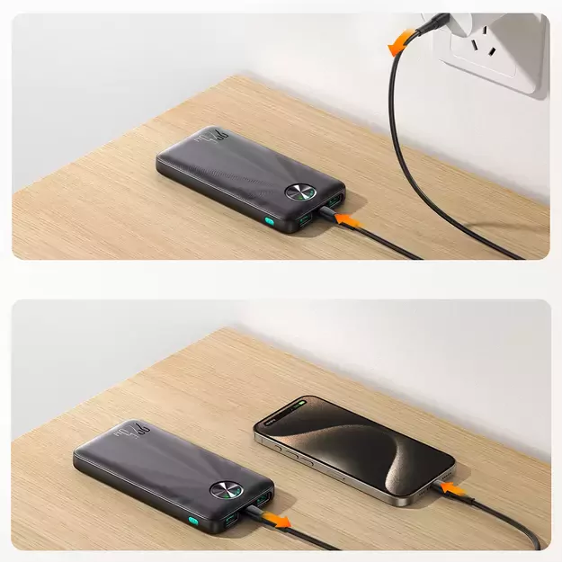 Powerbank Joyroom JR-PBF15 10000mAh USB-C USB-A 22.5W - black 11