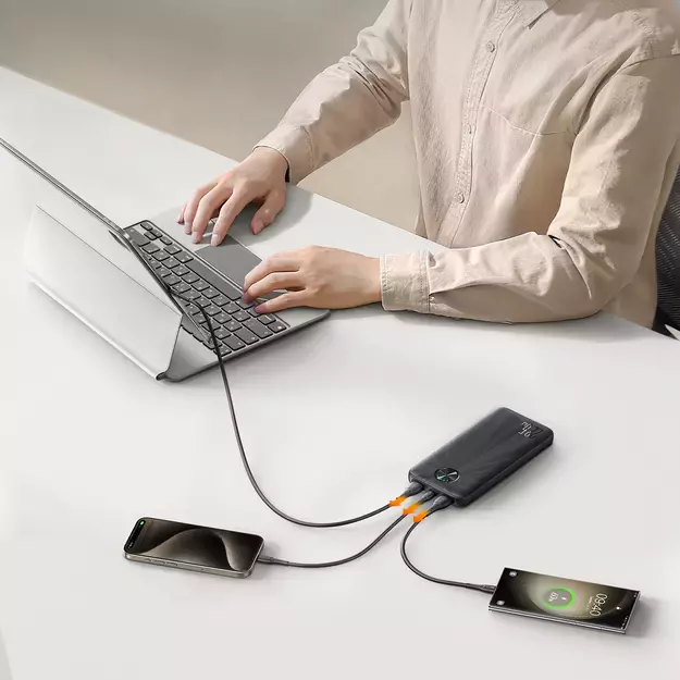 Powerbank Joyroom JR-PBF15 10000mAh USB-C USB-A 22.5W - black 9