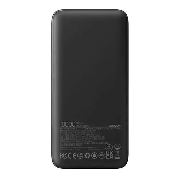 Powerbank Joyroom JR-PBF15 10000mAh USB-C USB-A 22.5W - black 2