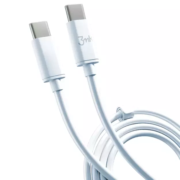 3mk Hyper Cable USB-C / USB-C 100W 2m - white 1