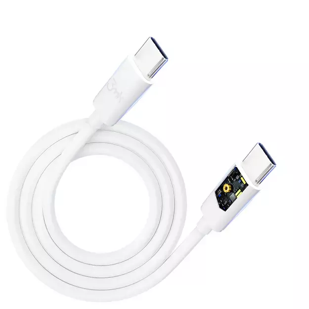 3mk Hyper Cable USB-C / USB-C 100W 2m - white 4