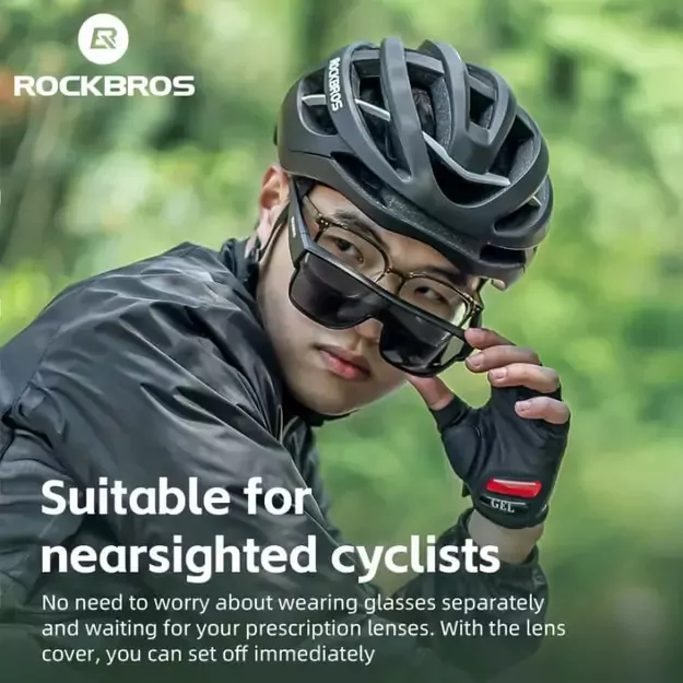 Rockbros SP304 Polarized Cycling Glasses - Black 6