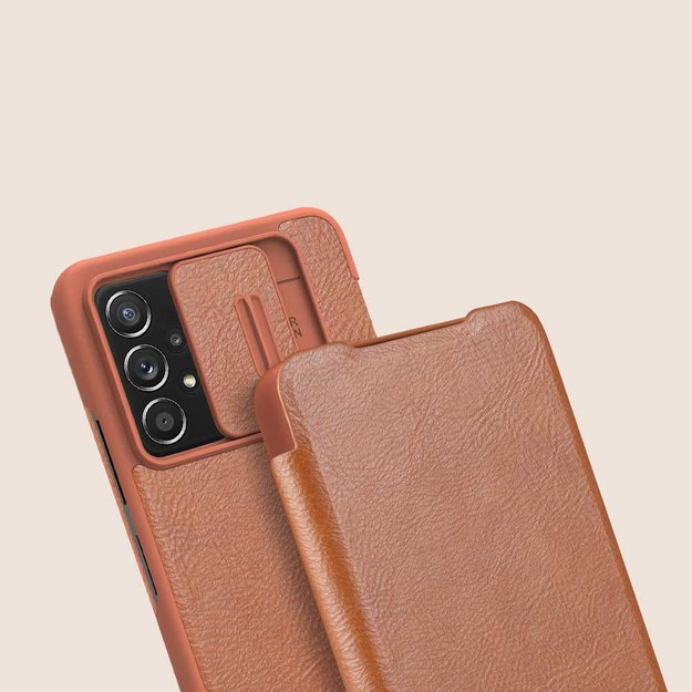 Nillkin Qin leather holster case for Samsung Galaxy A73 red 31