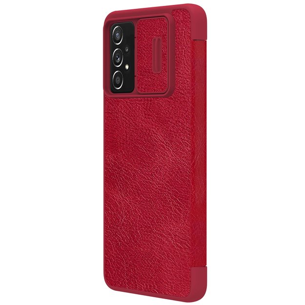 Nillkin Qin leather holster case for Samsung Galaxy A73 red 23