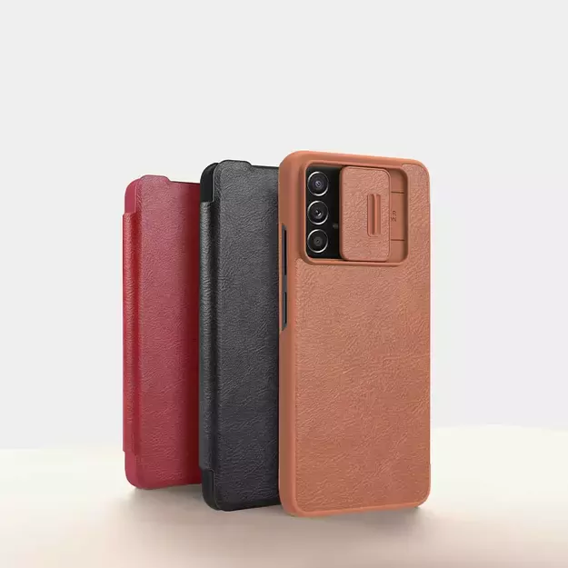 Nillkin Qin leather holster case for Samsung Galaxy A73 red 7