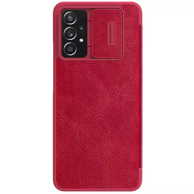 Nillkin Qin leather holster case for Samsung Galaxy A73 red 1