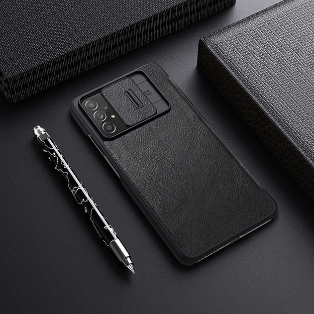 Nillkin Qin leather holster case for Samsung Galaxy A73 red 34