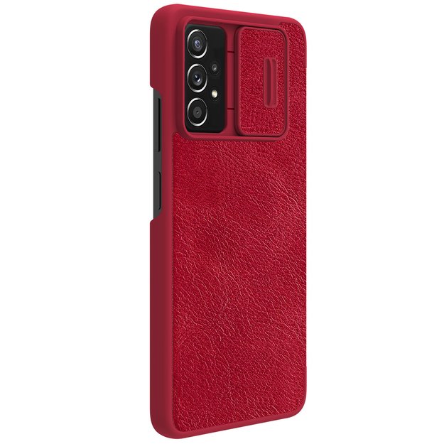Nillkin Qin leather holster case for Samsung Galaxy A73 red 24