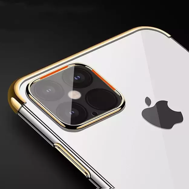 Clear Color case gel cover case with metallic frame Xiaomi Redmi Note 11 Pro 5G / 11 Pro red 14