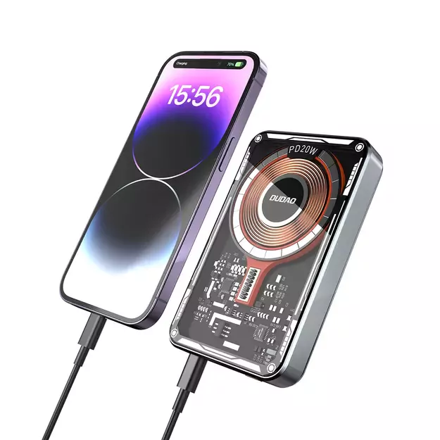 Dudao TGK1 power bank with MagSafe wireless charger 20W 10000mAh black (TGK1-black) 13