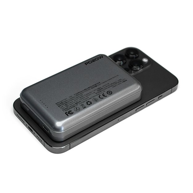 Dudao TGK1 power bank with MagSafe wireless charger 20W 10000mAh black (TGK1-black) 20