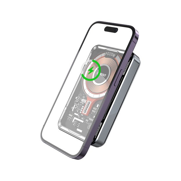 Dudao TGK1 power bank with MagSafe wireless charger 20W 10000mAh black (TGK1-black) 27