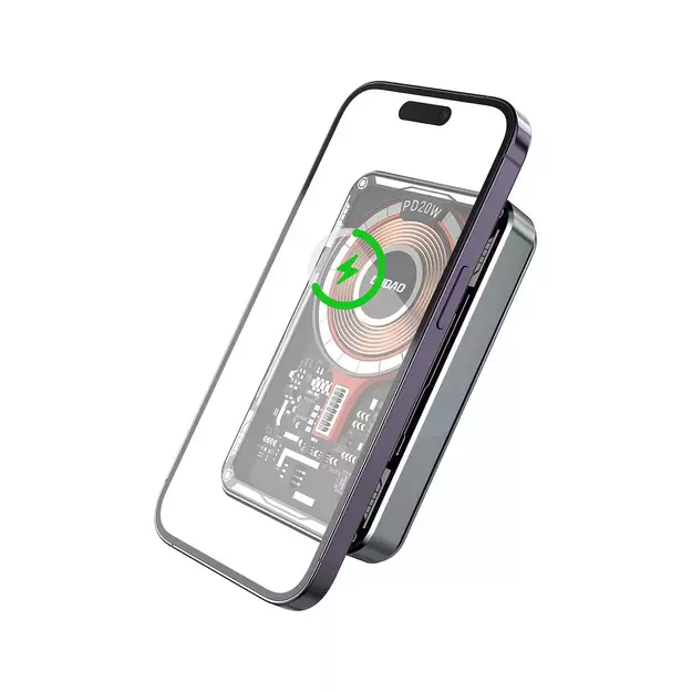 Dudao TGK1 power bank with MagSafe wireless charger 20W 10000mAh black (TGK1-black) 9