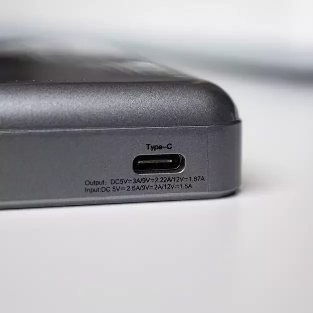 Dudao TGK1 power bank with MagSafe wireless charger 20W 10000mAh black (TGK1-black) 7