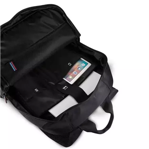 BMW Carbon Navy Stripe backpack for a 16&quot  laptop - black 6