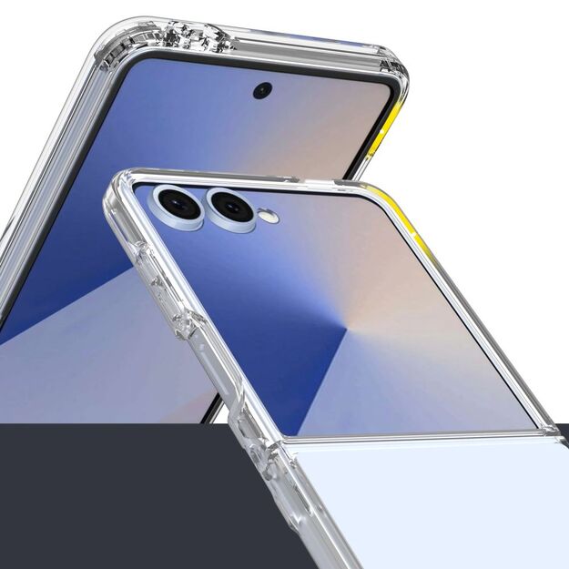 Tech-Protect FlexAir Hybrid Case for Samsung Galaxy Z Flip 7 - Transparent 1