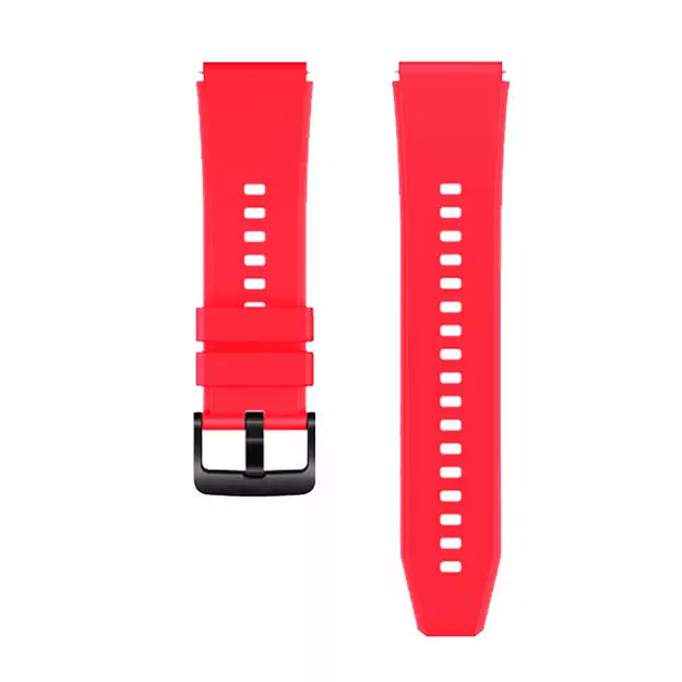 Silicone Strap for Huawei Watch GT 2 / 3 / 4 / 2 Pro / 3 Pro / 4 Pro / GT 2e - Red 10
