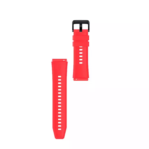 Silicone Strap for Huawei Watch GT 2 / 3 / 4 / 2 Pro / 3 Pro / 4 Pro / GT 2e - Red 8