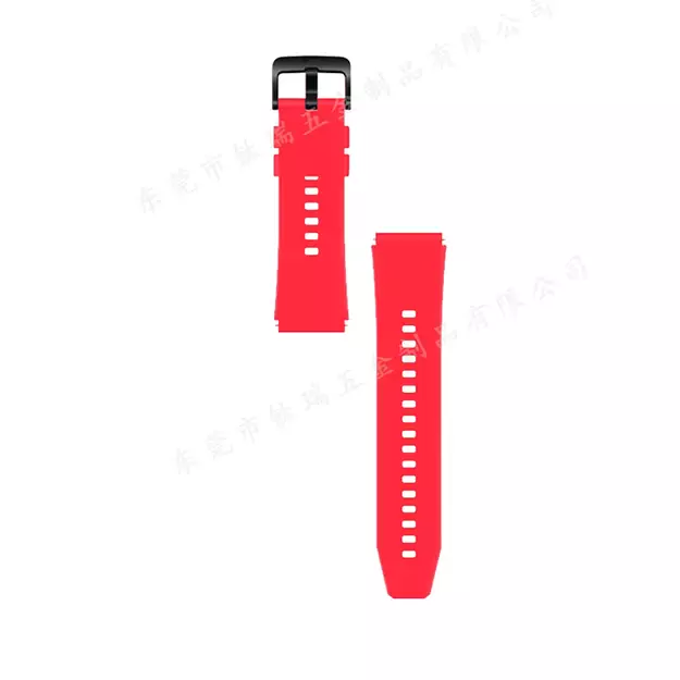 Silicone Strap for Huawei Watch GT 2 / 3 / 4 / 2 Pro / 3 Pro / 4 Pro / GT 2e - Red 9