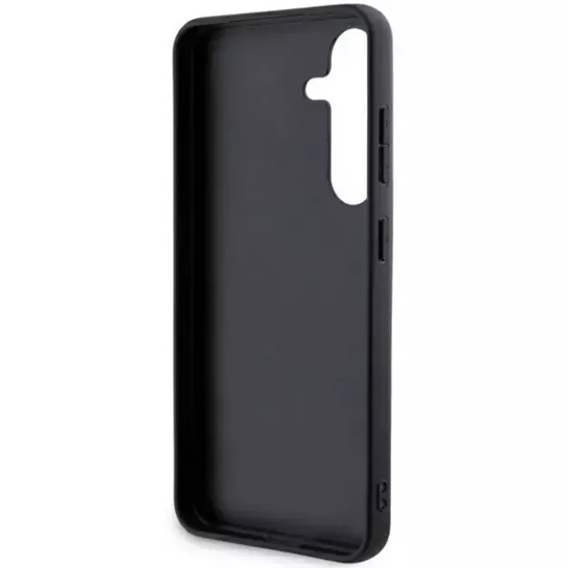 DKNY Leather Mono Stripe &amp  Metal Logo case for Samsung Galaxy S24 - black 5