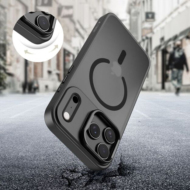 Tech-Protect MagStand MagSafe case for iPhone 17 Pro - matte black 4