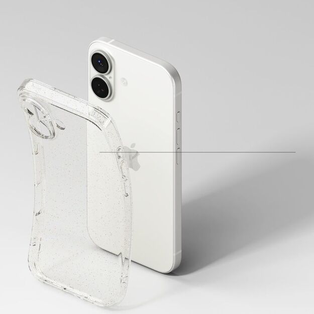 Ringke Air iPhone 17 Case - Clear Glitter 3