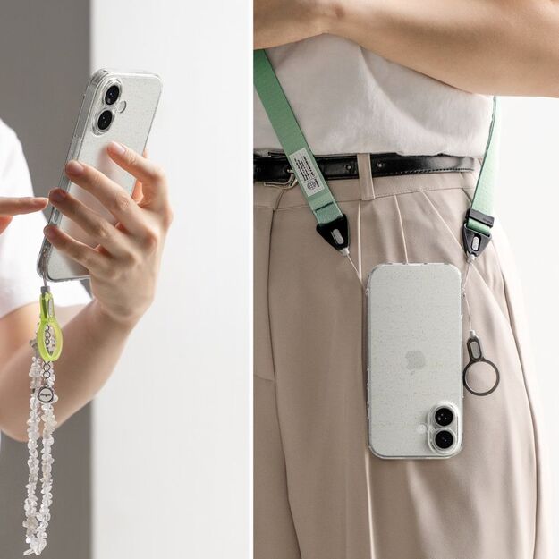 Ringke Air iPhone 17 Case - Clear Glitter 6