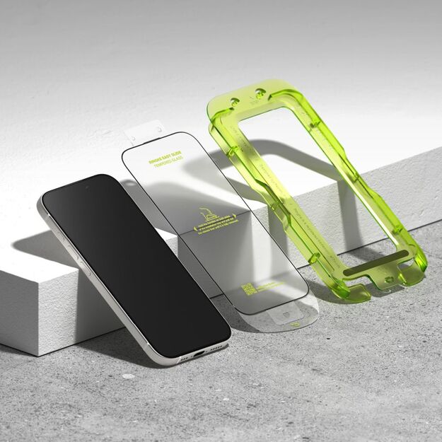 Ringke Easy Slide 2-pack tempered glass for iPhone 17 - black 2