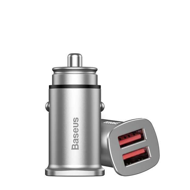 Baseus Square smart car charger 2x USB QC3.0 Quick Charge 3.0 SCP AFC 30W black (CCALL-DS01) 6