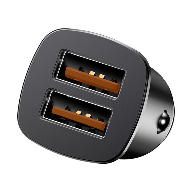 Baseus Square smart car charger 2x USB QC3.0 Quick Charge 3.0 SCP AFC 30W black (CCALL-DS01) 4