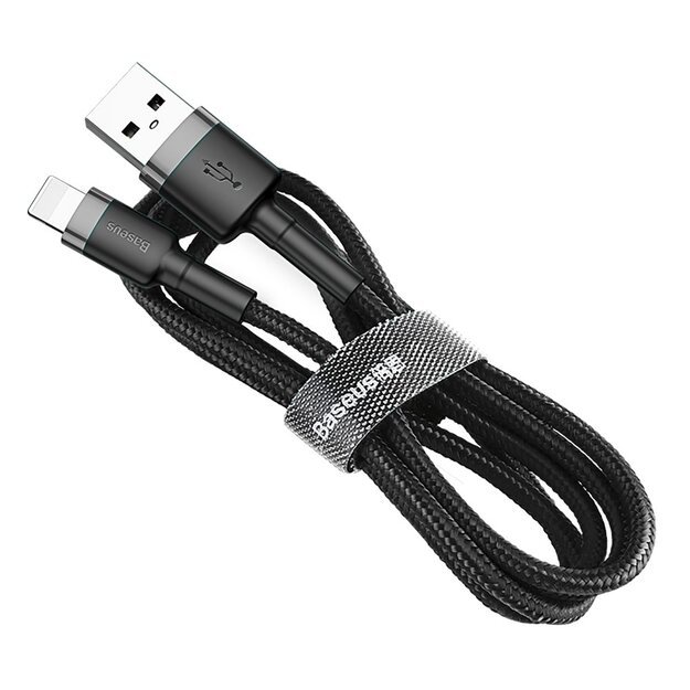 Baseus Cafule USB-A / Lightning 2A QC 3.0 cable 3 m - black and gray 4