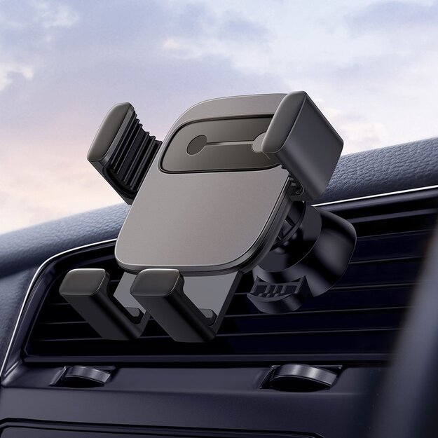 Baseus Cube SUYL-FK01 gravity phone holder 4.7-6.6  for car air vent - black 6