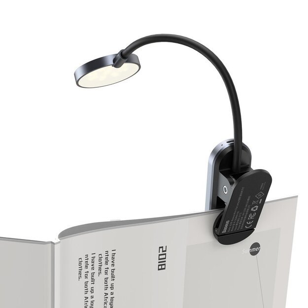 Baseus mini lamp LED lamp with clip gray (DGRAD-0G) 2