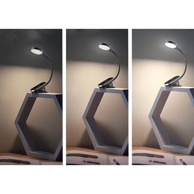 Baseus mini lamp LED lamp with clip gray (DGRAD-0G) 19