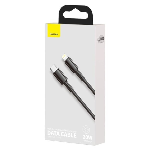 Baseus CATLGD-01 Lightning - USB-C PD cable 20W 480Mb/s 1m - black 4