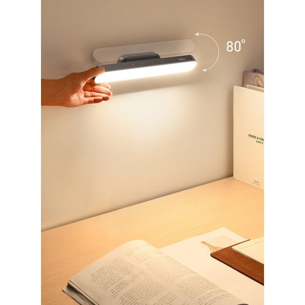 Baseus Magnetic LED Bedside Lamp Under Cabinet Lamp for Home Kitchen Room Gray (DGXC-C0G) 15
