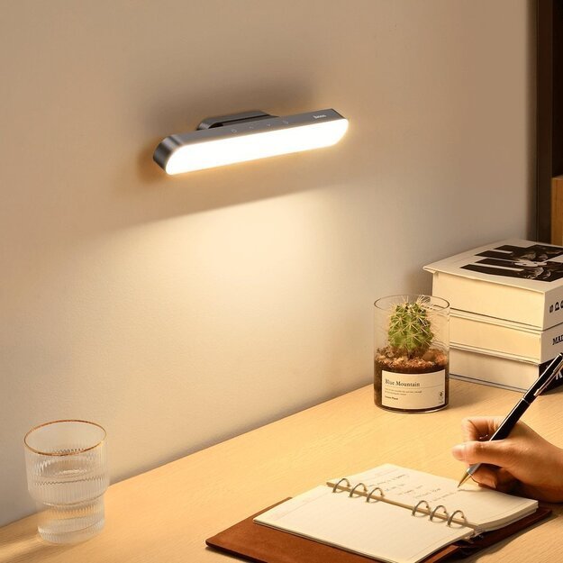 Baseus Magnetic LED Bedside Lamp Under Cabinet Lamp for Home Kitchen Room Gray (DGXC-C0G) 2