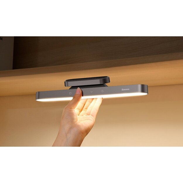 Baseus Magnetic LED Bedside Lamp Under Cabinet Lamp for Home Kitchen Room Gray (DGXC-C0G) 13