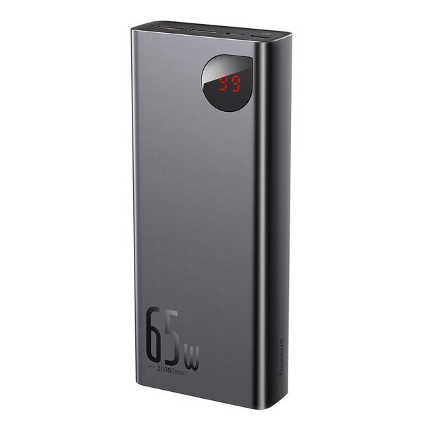 Baseus Adaman powerbank 2x USB / 1x USB Type C / 1x micro USB 20000mAh 65W Quick Charge 3.0 Power Delivery black (PPIMDA-D01) 11