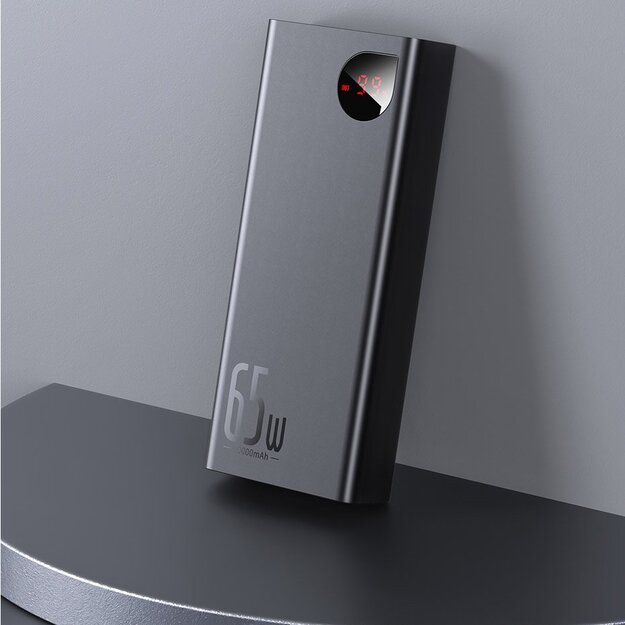 Baseus Adaman powerbank 2x USB / 1x USB Type C / 1x micro USB 20000mAh 65W Quick Charge 3.0 Power Delivery black (PPIMDA-D01) 15